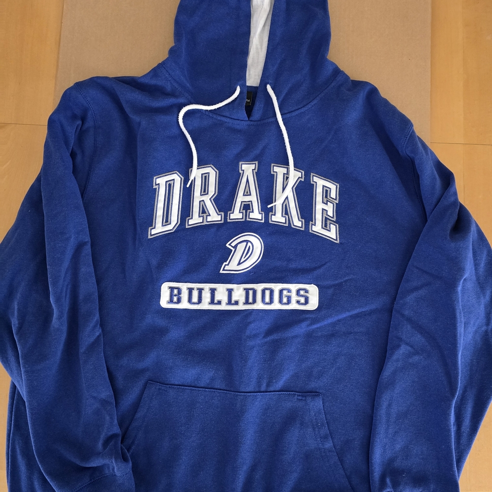 Colosseum Blue Drake Bulldogs Hoodie